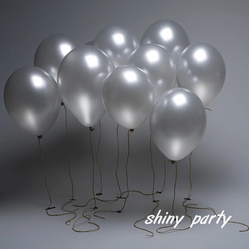 30-100 قطعة بالون أبيض لؤلؤي وردي أزرق فضي أرجواني كرة هيليوم لحفلات الزفاف والكبار حفلة عيد ميلاد الديكور استحمام الطفل Globos #2