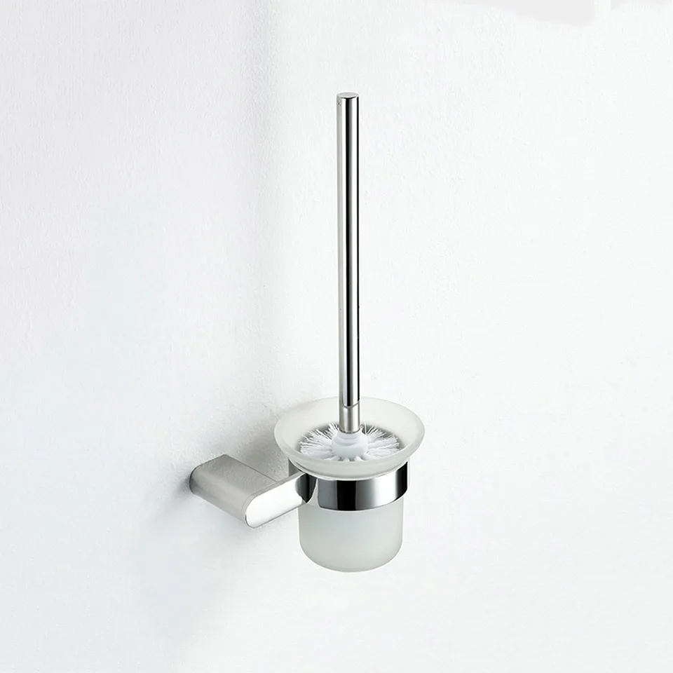 Silvery Mirror Chrome Polished Bathroom Hardware Set  Towel Rack Toilet Paper Holder Soap Dish Towel Bar Hook Bathroom Hardware