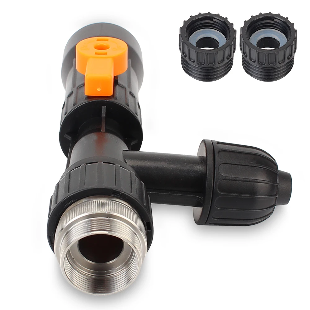 Splitter Watering Connector 3-Way Faucet Type Cleaning Tool Plastic Fish Tank Cleaning Faucet Water Changer Water Changer Pump