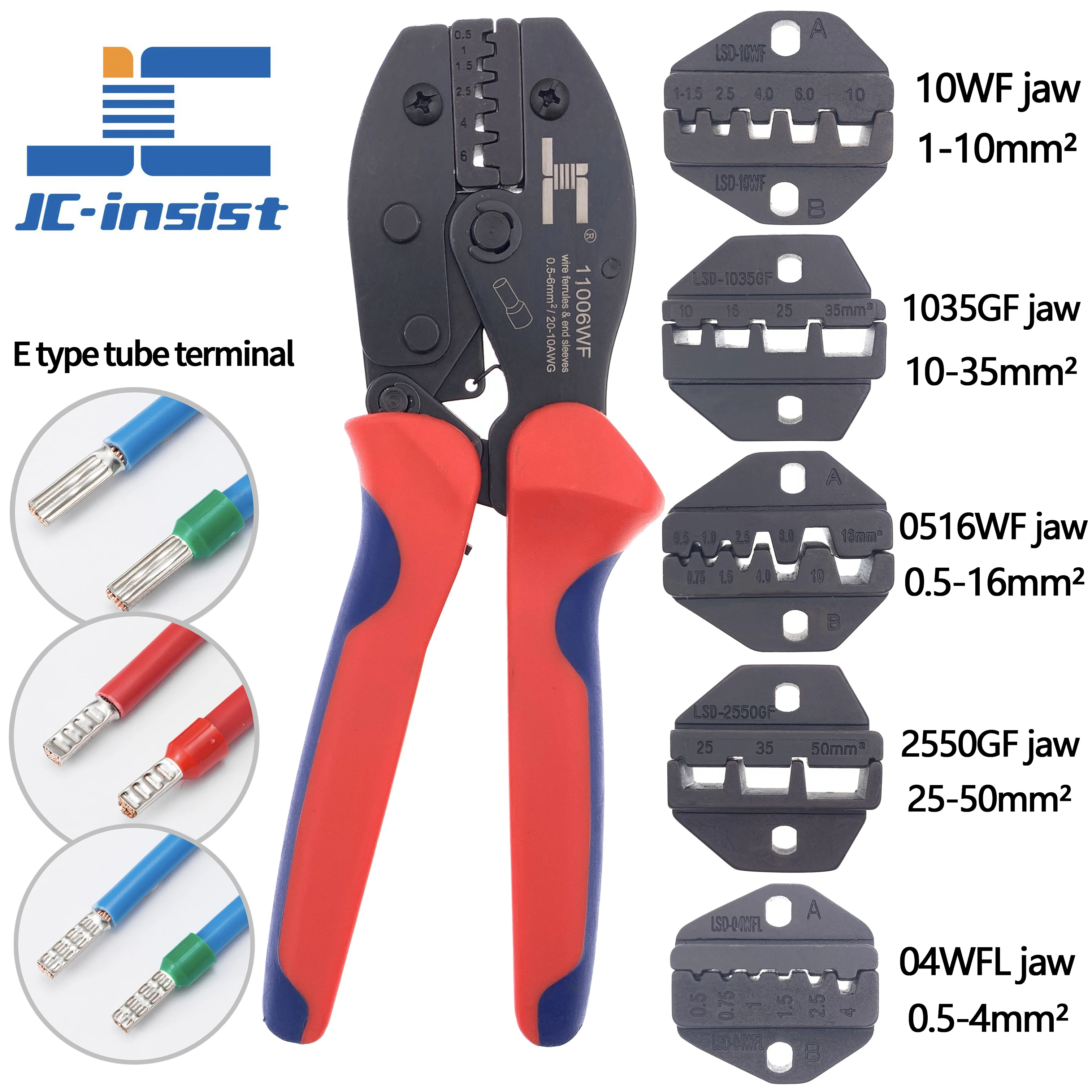 

Tubular Terminal Crimping Tool E Type Tube Terminal Crimping Tool Needle Type Crimping Tool