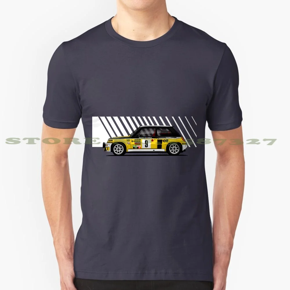 Мой рисунок 5 турбо Ралли Монте-Карло 100% хлопок футболка 5 турбо-группы ралли классический мотор Монте-Карло рагпотти