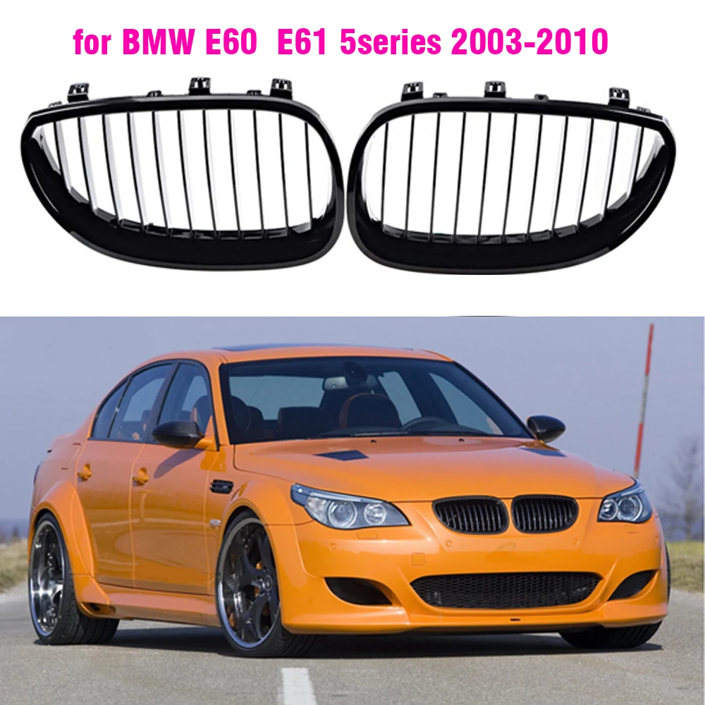 Grill Front Kidney Sport Grilles Hood Grill for BMW E60 E61 5 Series M5 525I 525Xi 528I 528Xi 530I 530Xi 2003-2009