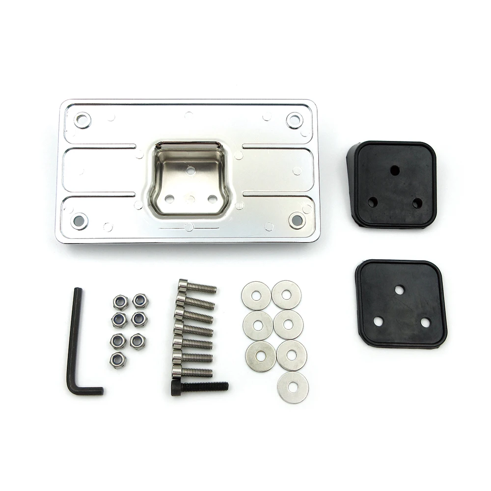 

Motorcycle Laydown Tilt License Plate Frame Mount Accessory Part Fit For Harley Big Twins Sportster Dyna Softail Model 1973-2018