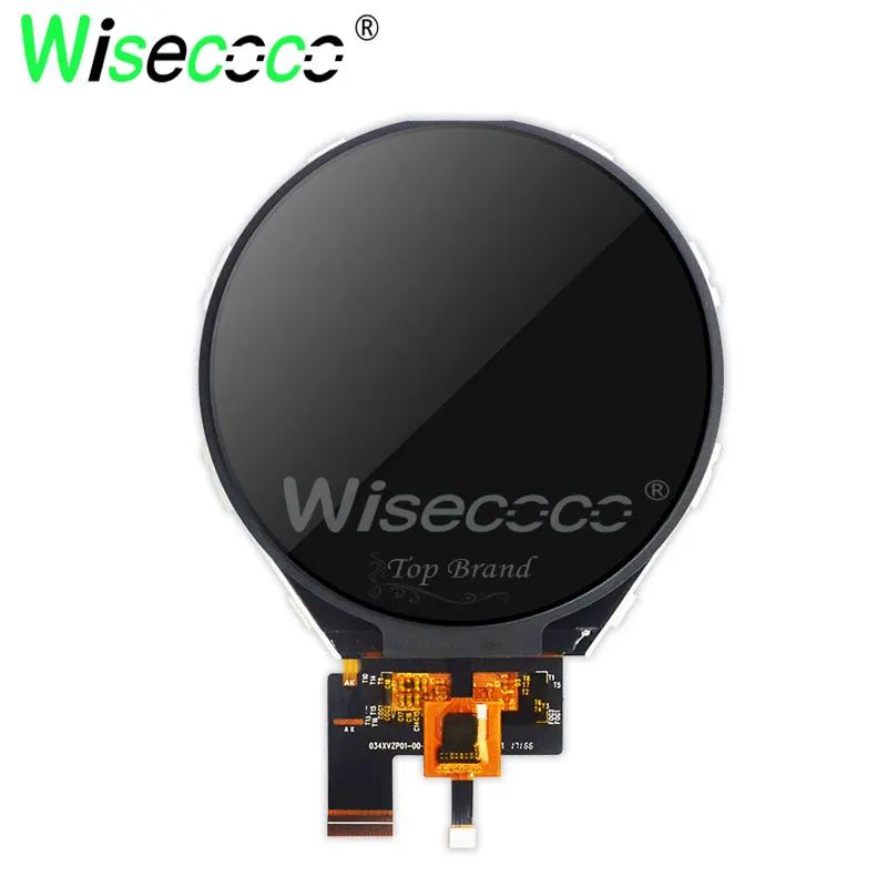 Wisecoco 3,4 Zoll 800x800 Runde LCD Led-anzeige Rund TFT Bildschirm MIPI Fahrer Bord