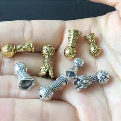 15pcs misbaha tasbih metal accessories for jewelry making DIY rosary bracelet metal tassel connectors material wholesale