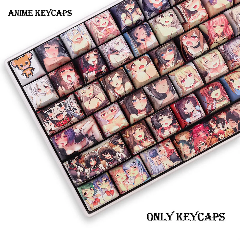 

Japanese Anime Keycaps 132 keys PBT Keycap Dye-SUB XDA Profile For Cherry Mx Gateron Kailh Switch Mechanical Keyboard Custom