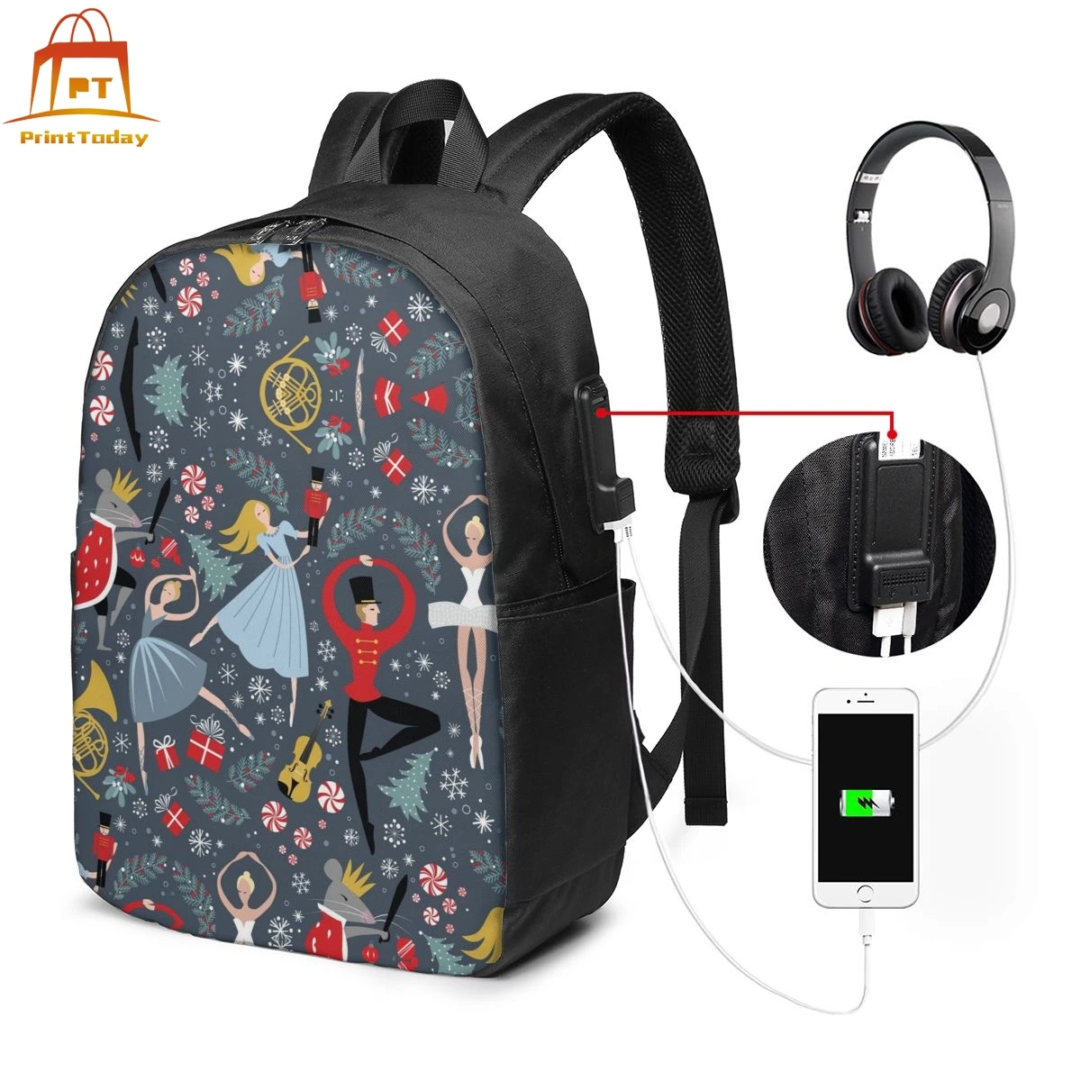 

Holiday Backpack Holiday Backpacks High quality Shopper Bag Multi Purpose Teen Trending Men's - Women's Bags