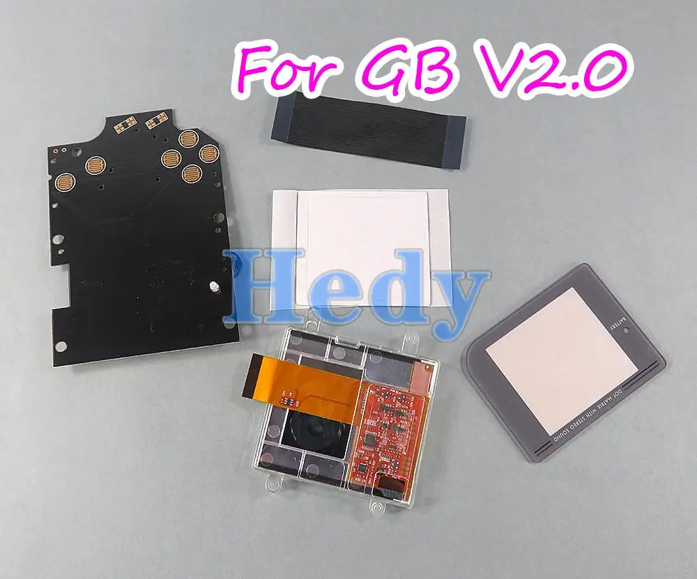 

Сменные комплекты для подсветки с полным экраном IPS для GB DMG IPS LCD подсветка высокая яркость 36 цветовых комбинаций в стиле ретро 1 комплект