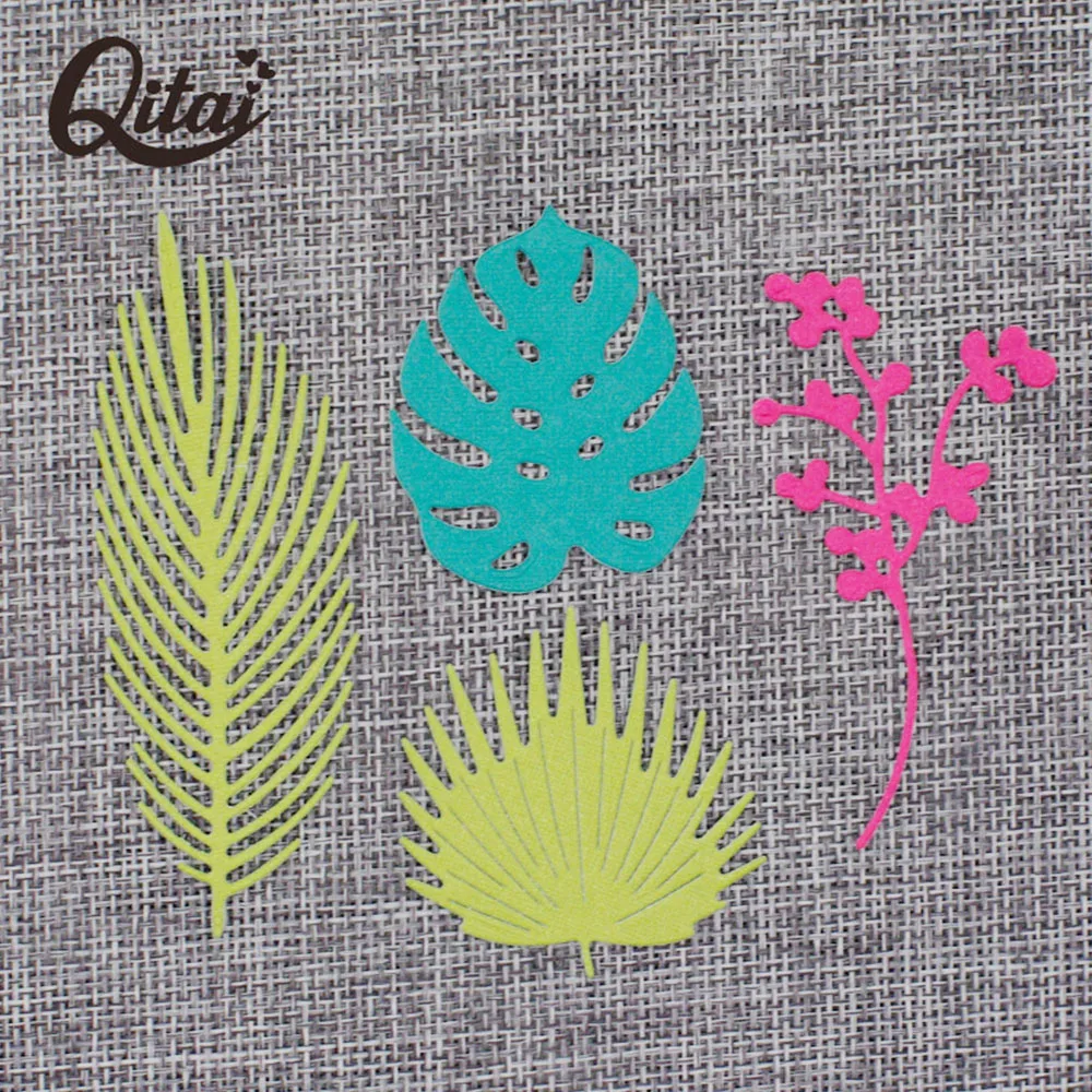 Qitai 4 יח'\סט מתכת מתמתות עבור מגרדים-יצירתיים בעבודת יד ופרחים עיצוב md256