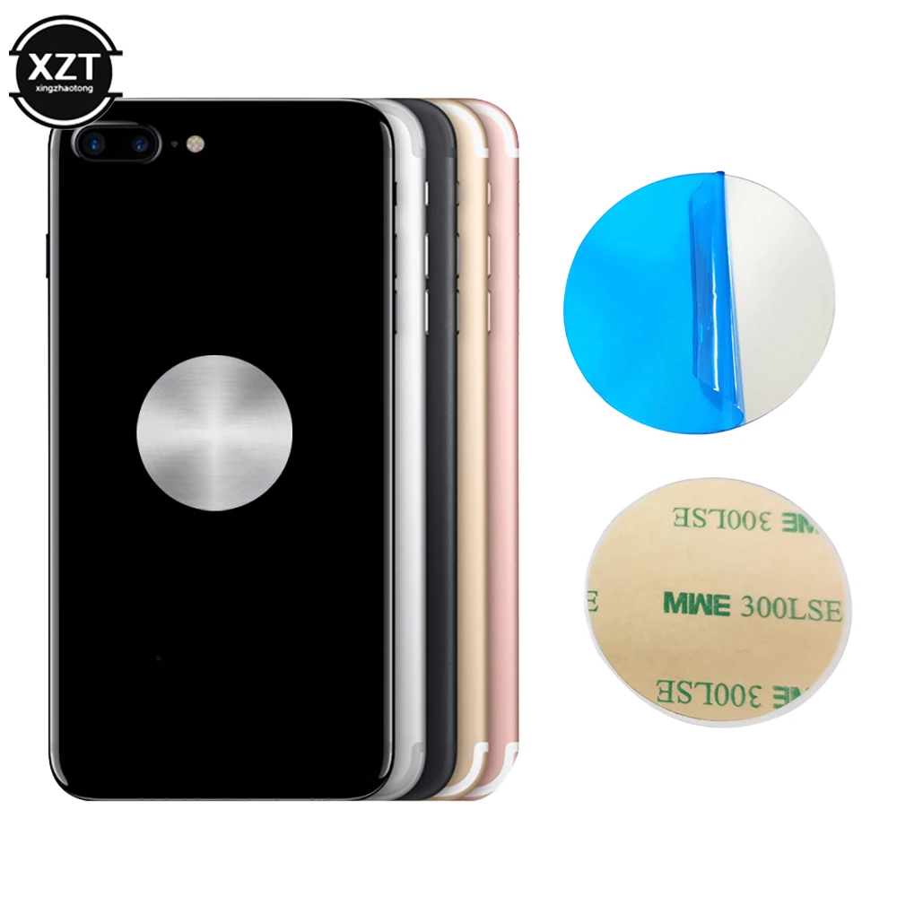 

Автомобильный держатель для телефона, металлическая пластина, магнитный держатель, круглая квадратная наклейка, железный лист для мобильного планшета, магнитный диск, Настольная автомобильная подставка