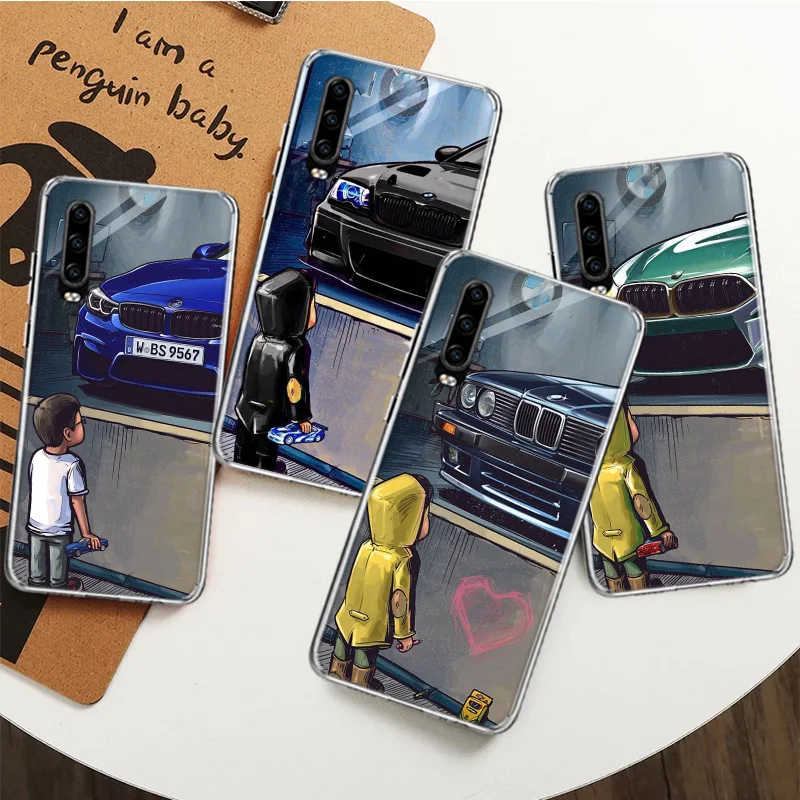 Boys Want Dream Sports Car Silicon Call Phone Case For Huawei P30 P20 P40 P50 P10 Mate 20 30 40 10 Lite Pro Casing Customized