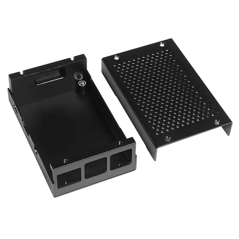 Raspberry Pi 3 Case Cooling Heatsinks Black Silver with Power + heatsink+fan for Raspberry pi 3B/3B+