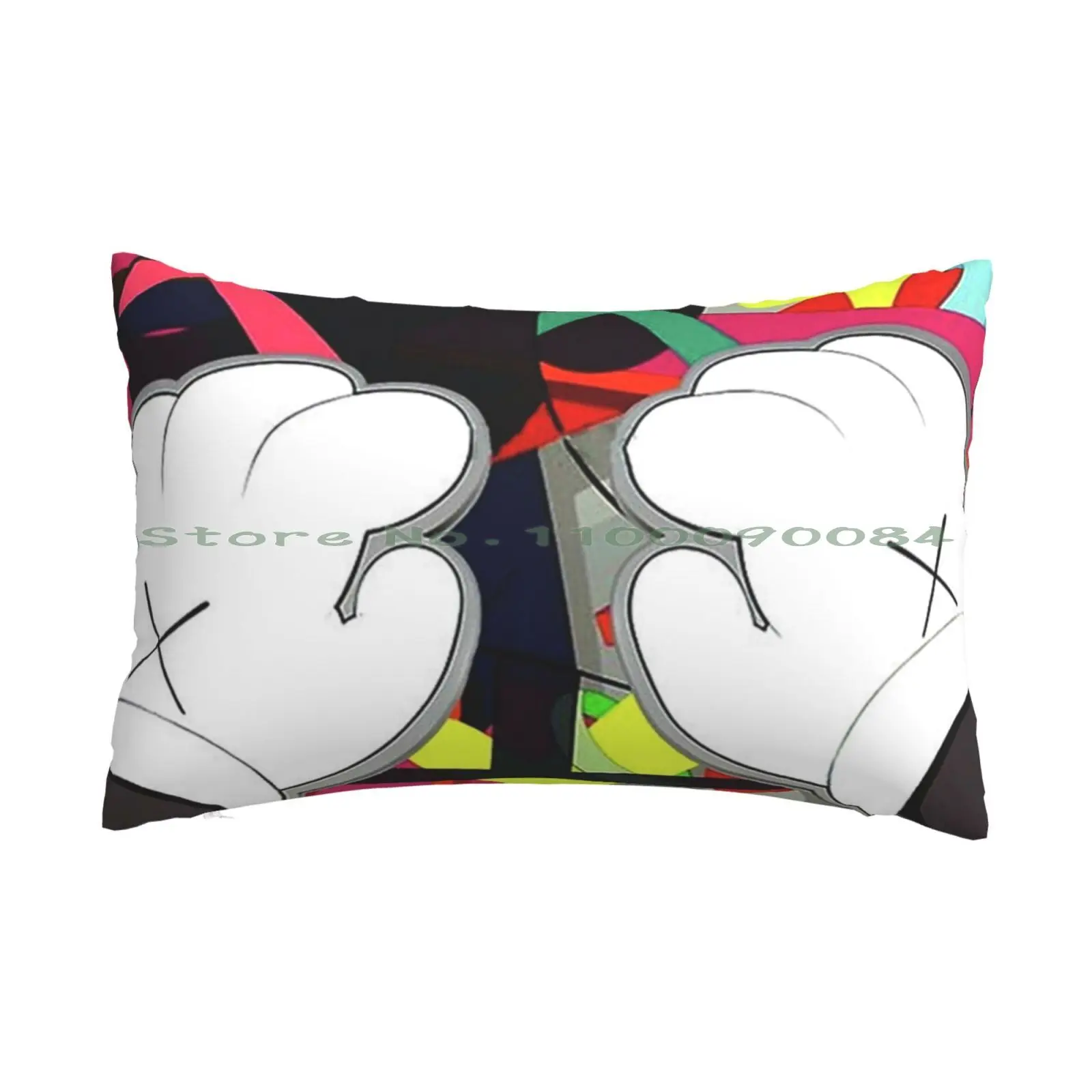 Hand Xx Colour Pillow Case 20x30 50*75 Sofa Bedroom Hand Xx Flayed Streetwear X Flower Custom Long Rectangle Pillowcover Home