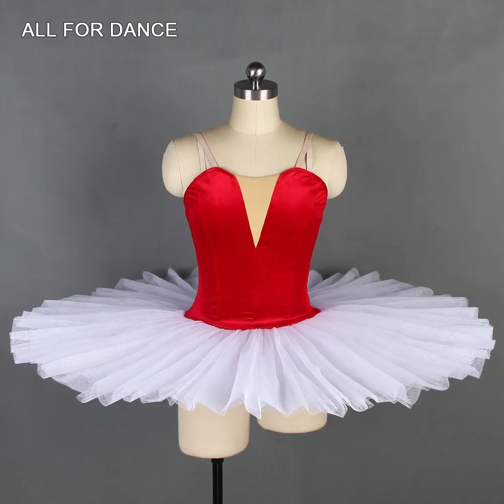 

BLL128 Red/Blue Velvet Camisole Ballet Tutu Pancake Dancing Tutu Girls & Adult Stage Dance Costume Ballet Pre-professional Dress
