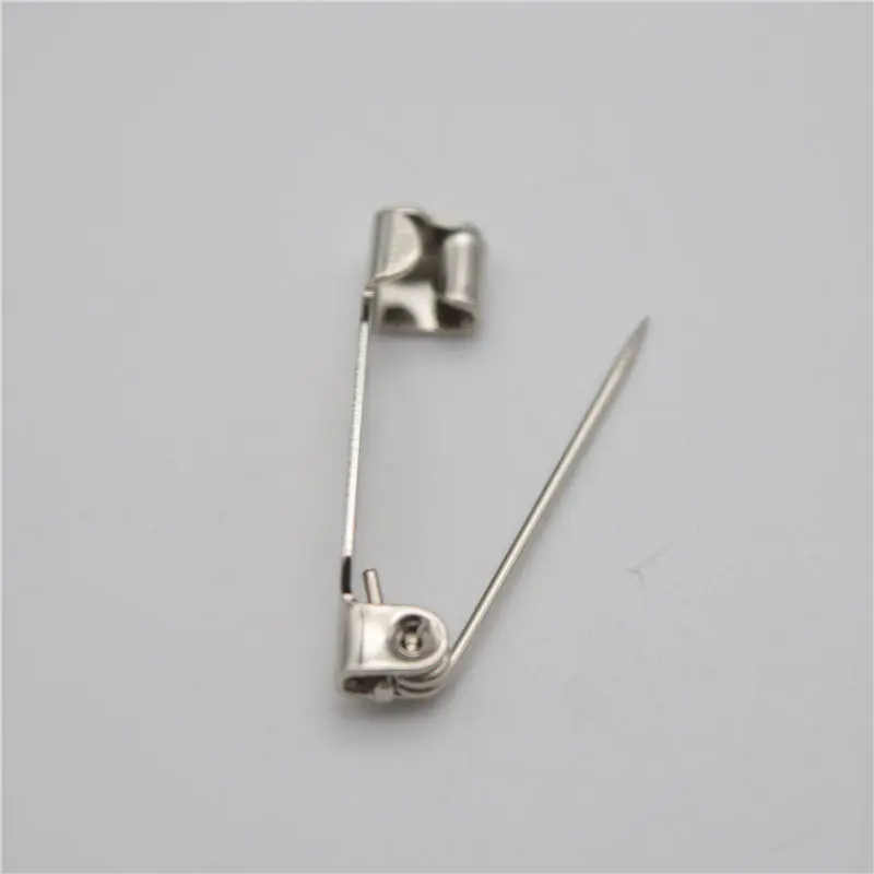 500pcs 2.4cm High Quality Safety Brooch Base Back Bar Badge Holder Brooch Pins DIY Jewelry Finding