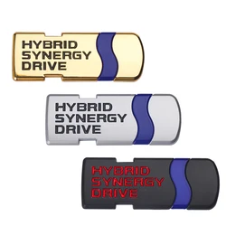 Voor Toyota hybrid synergy Drive Brief Prius Camry Rav4 Crown Auto Styling metalen Embleem Body Sticker Sticker Auto accessoires