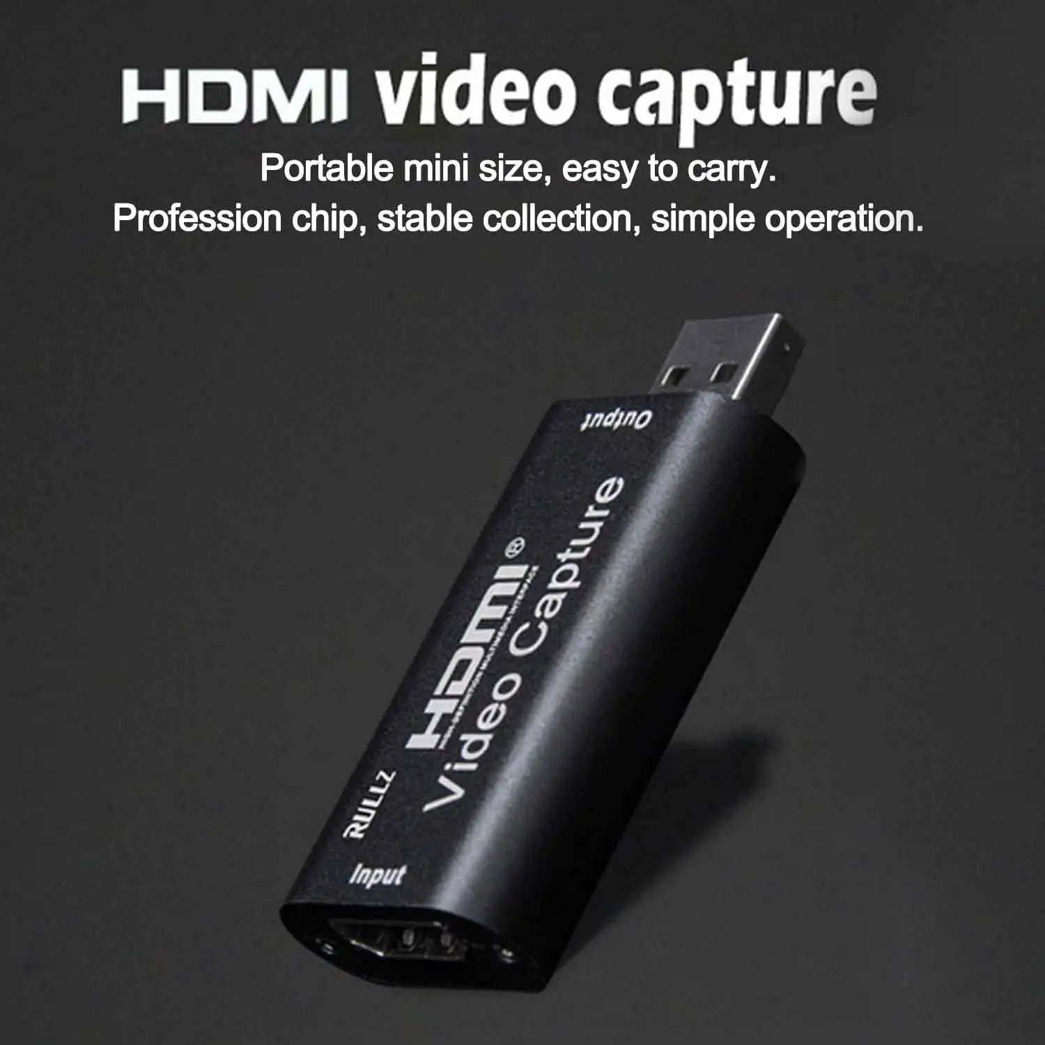 VONETS HDMI Video Capture Card USB 2.0 4K HDMI 1080P Audio Video Recorder Capture Card for PS3 PS4 Xbox Nintendo Switch Computer