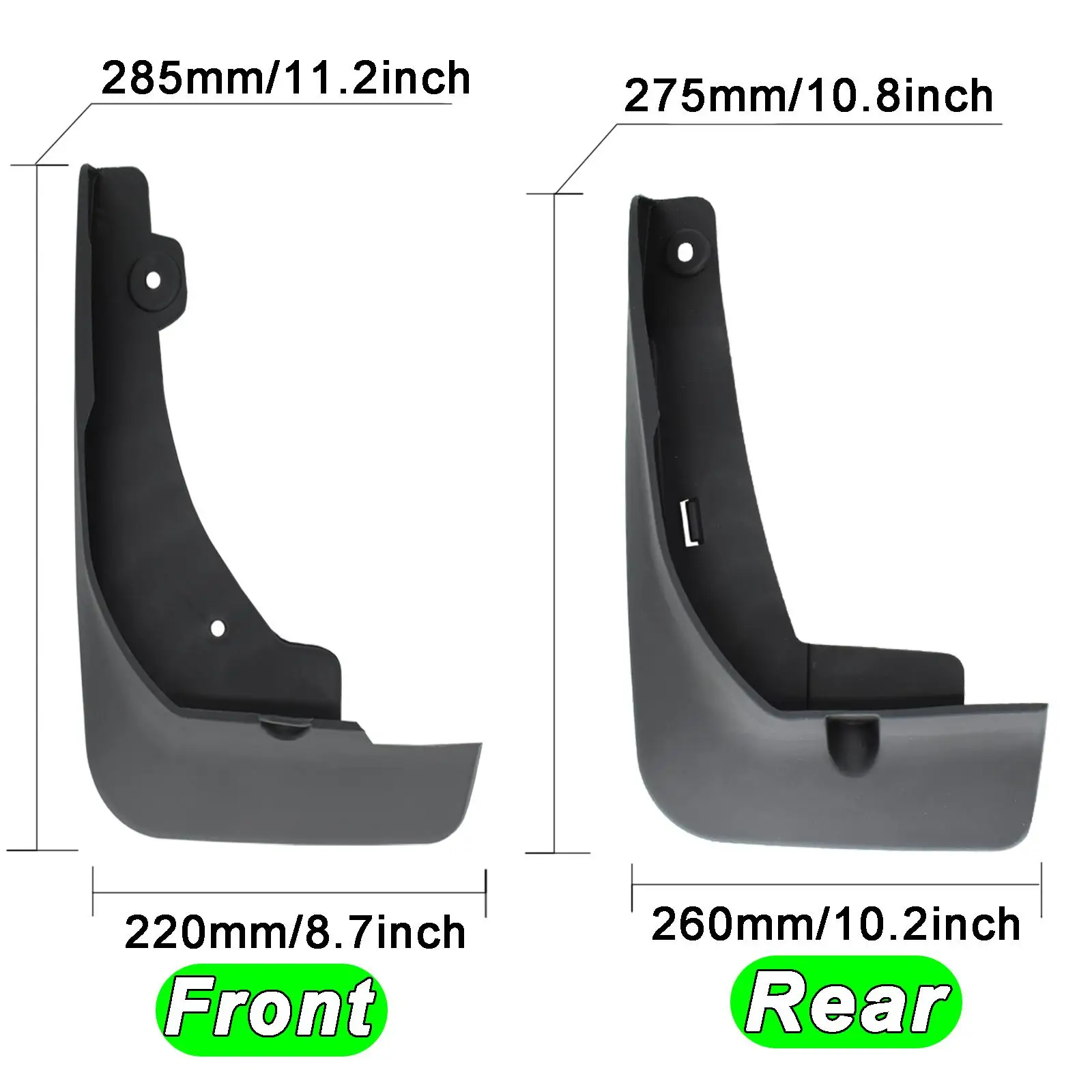 4/Set Splash Guards For Toyota Corolla Cross 2020 2021 Mud flaps Mudflaps Fender Mudguard Front Rear Car Accessories Parts Wheel