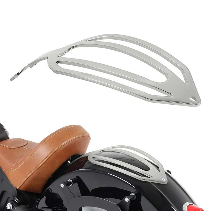 

Motorcycle Rear Fender Solo Seat Luggage Rack For Indian Scout 2015-2023 Scout Sixty 2016-2023