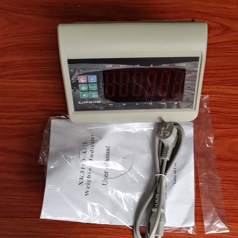 XK3190-A27E  RS232 Port to Computer  A27E  Big Eyes Meter Load Cell Display Instrument Indicator Controller No battery