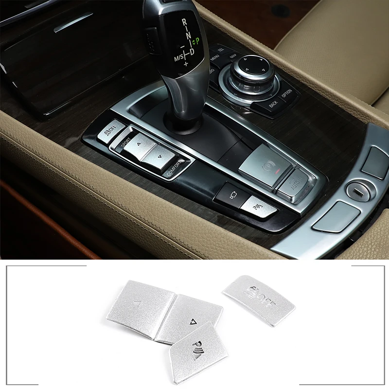 

For 2011-2017 BMW 5 Series F10 stainless steel central control driving mode button decoration stickers interior accessories