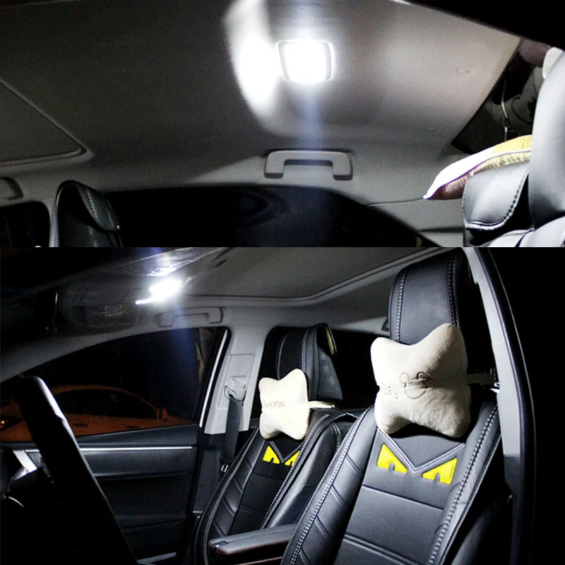 13pcs White LED Interior Light Map Dome Bulbs Kit Fit For 2007 2008 2009 2010 Ford Edge Cargo Door Vanity Mirror License Lamp