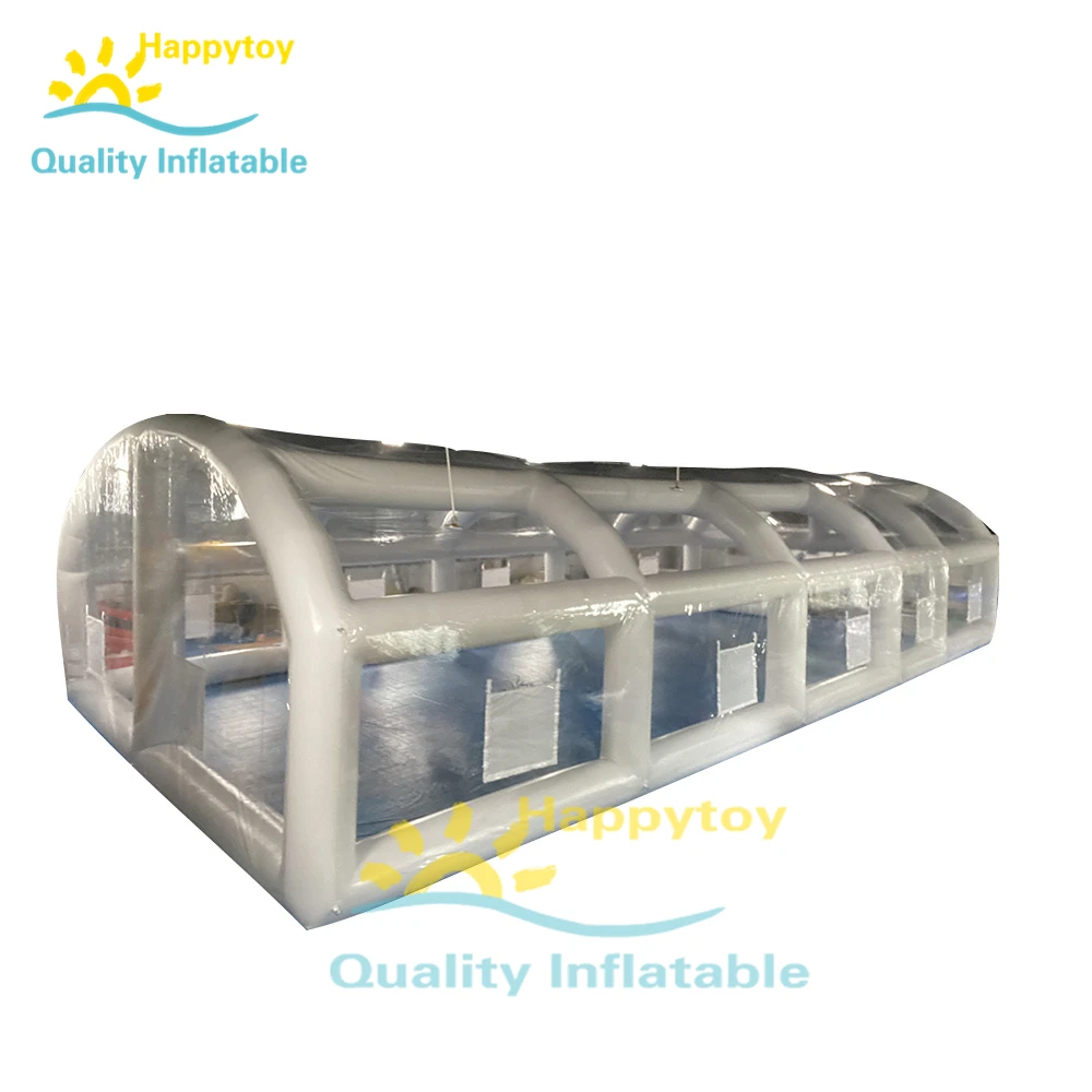 Custom Air Sealed Transparent Clear Tent Frame Tube Inflatable Pool Dome