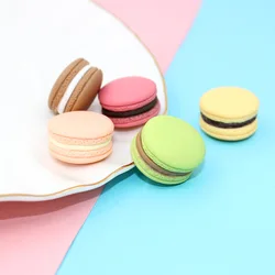 6 ชิ้น/ถุงSlimesสารเติมแต่งเรซิ่นน่ารักMacaron Charms Kawaii DIYชุดFillerตกแต่งสำหรับFluffy Cloud Clear Crunchy Slime Clay