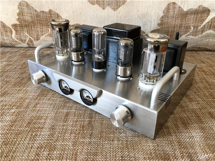 Upgraded Small 300B 6J8P Spartan F1 FU50 5U4C Tube Amplifier Sound Power Amplifier Audio DIY Kit With Instrument Head Display