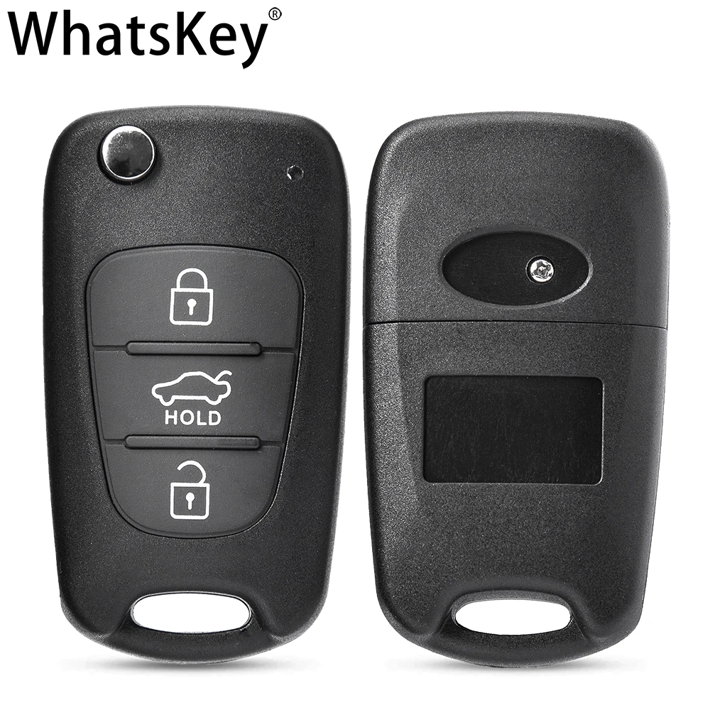 3 Buttons Remote Folding Flip Key Shell For KIA Picanto Sportage K2 K5 Ceed Rio For Hyundai I20 I30 IX35 I35 Accent Key Fob Case