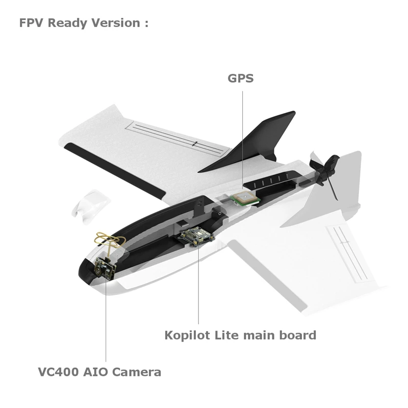 ZOHD Dart 250G 570mm RC samolot rozpiętość skrzydeł Sub-250 gramów Sweep puszczania samolotów RC Drone samolot AIO EPP FPV PNP gotowa wersja