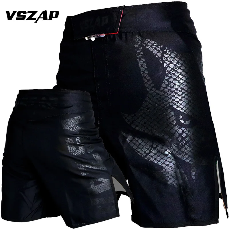 

VSZAP Professional Boxing Pants for Men Printing MMA Shorts Fighting Muay Thai Training Pants Gym Sanda Sports BJJ Clothing