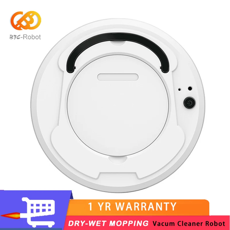 Aspiradora Robótica inteligente 3 en 1, limpieza en seco y húmedo, carga, inalámbrico