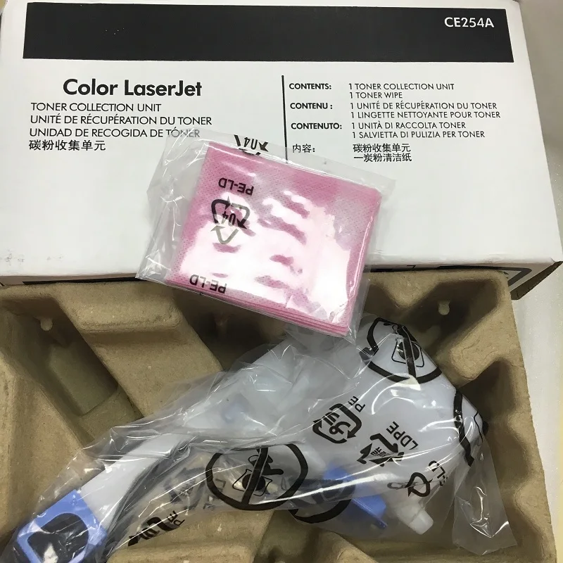 Kit de montaje de unidad de recogida de tóner residual CE254A CC468-67910 (TCU) para impresora HP LaserJet CM3530 CP3525dn 3525x M551dn, piezas de impresora