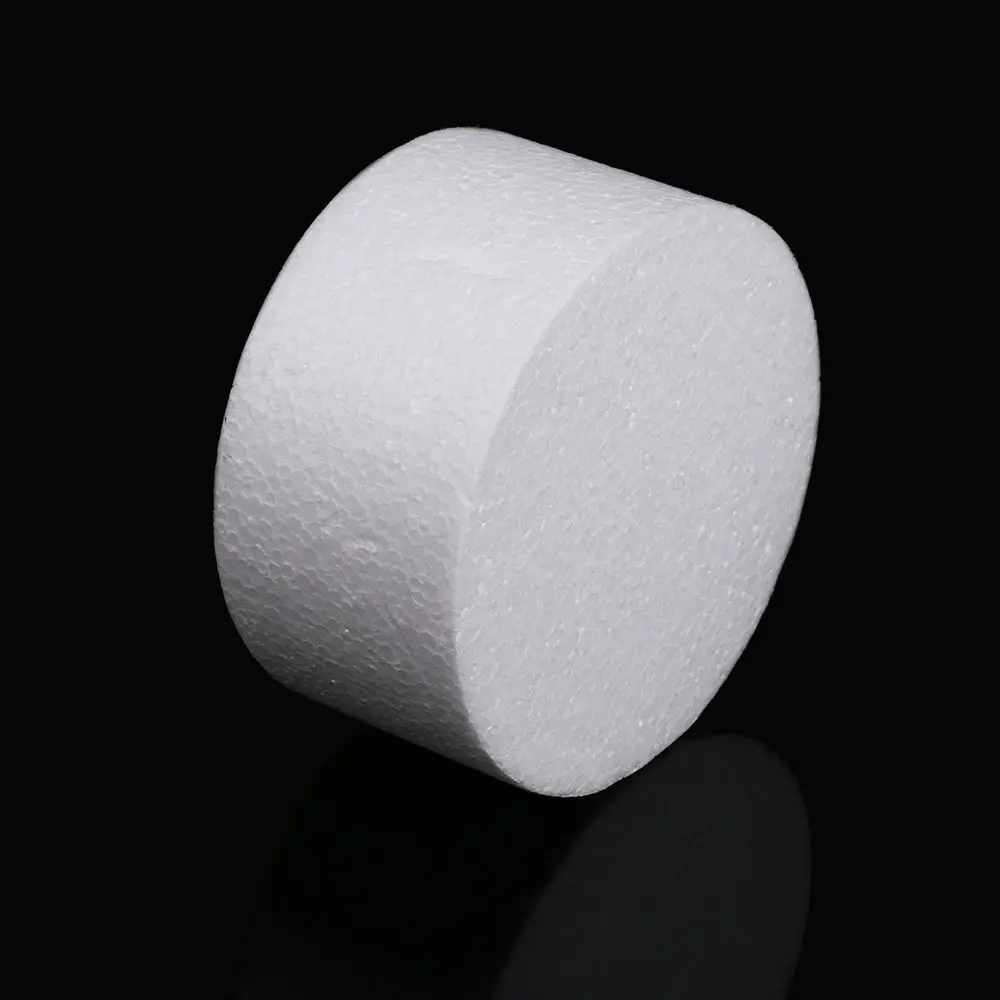 4/6/8 inch Round Cake Foam Mould Polystyrene Styrofoam Practice Model Party DIY Dummy Sugarcrafts Flower Decor Accessories