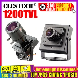 Büyük satış Smale gerçek 1200TVL CCTV HD Mini kamera güvenlik gözetim braketi ile Metal mikro Video izleme güvenlik vidicon