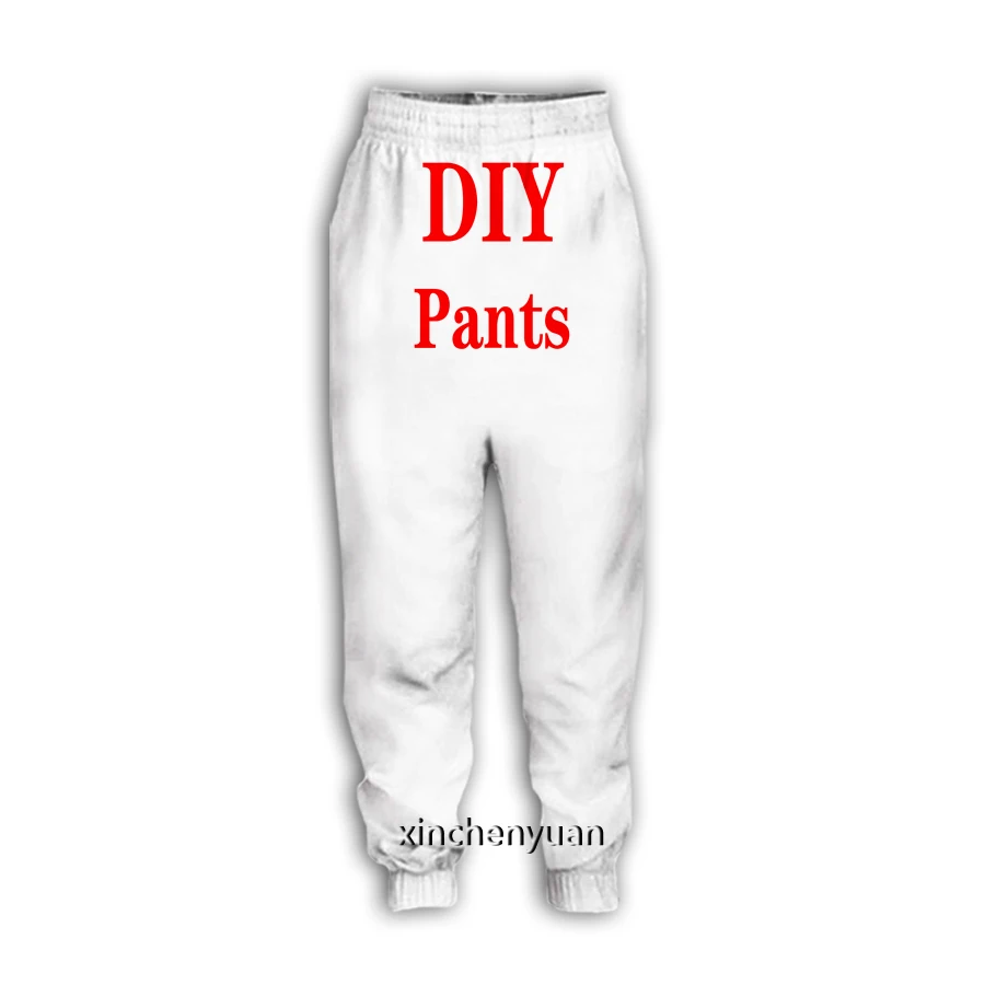 Diy Aangepaste Ontwerp Uw Eigen Foto 'S 3D Afdrukken Casual Broek Sport Joggingbroek Rechte Broek Joggingbroek Jogging Broek Broek