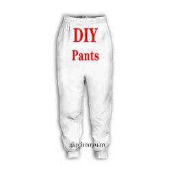 DIY Custom Design Your Own Pictures 3D Print Casual Pants Sports Sweatpants Straight Pants Sweatpants Jogging Pants Trousers