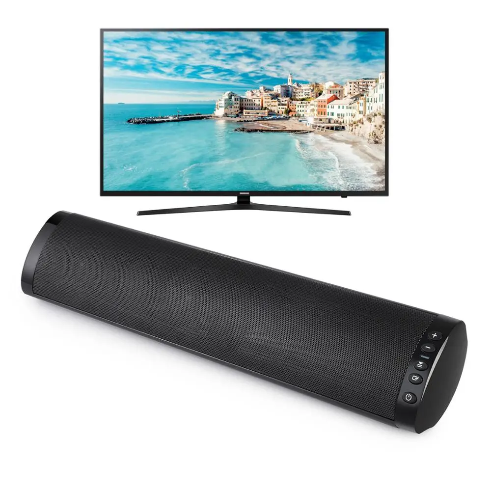 Wireless Column Soundbar PC Bluetooth-compatible Speaker Music Stereo Sound Bar Support TF USB 3.5mm With Wall Mount