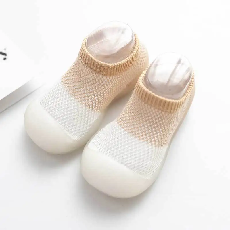 Spring and Summer Floor Socks Baby Toddler Socks Baby Shoes and Socks Thin Anti-Slip Soft Bottom Summer Cotton Floor Shoes