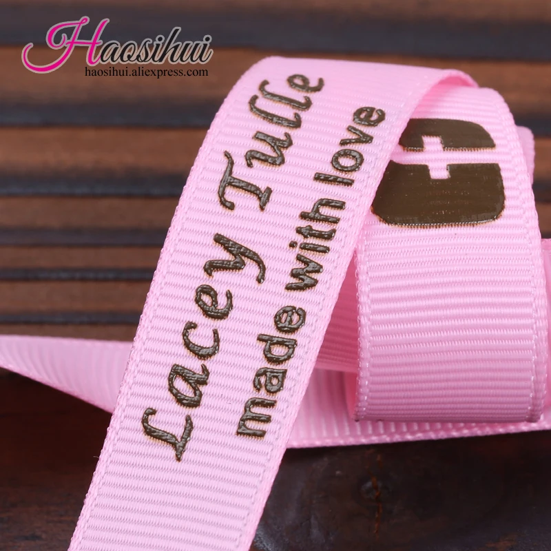 2-1/2''(64mm) Personalized Wedding Favors Three-Dimensional Grosgrain Ribbons for Car Baby Shower Packaging 100 yards/lot