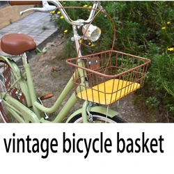 Vintage Bicycle Basket Lady Bike Basket  Bicycle Accessories