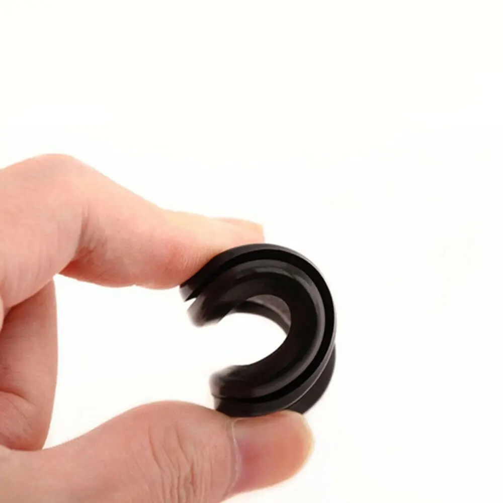 1/2/5 pces preto oval dupla face ilhós de vedação 13*27mm-50*75mm plugue de borracha o-ring fio proteção juntas de bobina