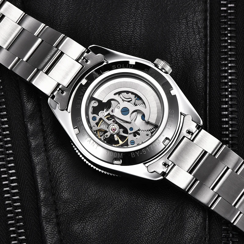 BENYAR 2023 Men automatic watches stainless steel waterproof men wristwatch top brand fashion men mechanical watch reloj hombres