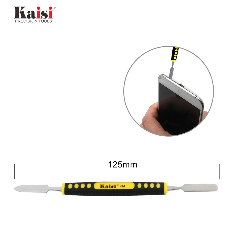 Ferramentas universais para abertura de celular kaisi 5 em 1, conjunto de barra de suporte para iphone, ipad, tablet e android