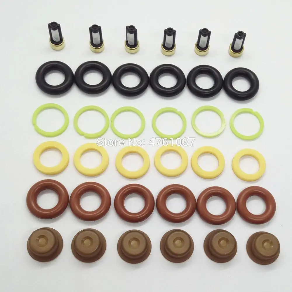 6set Universal Injector Repair Kit for Bosch EV1.0 Service Rebuild Kit Free Shipping #0280150762