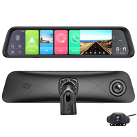 Newest 12 Inch Android 8.1 Smart Car Dvr Rearview Mirror Camera GPS Auto Registar ADAS 4G WIFI Dash Cam 4GB+32GB