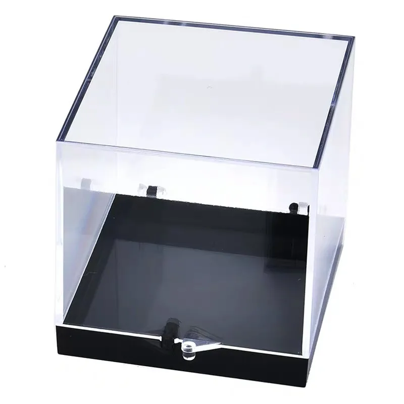 Lot 8 Boîtes Rangement Transparentes Pour Spécimens Minéraux - Vitrines Étui Présentation