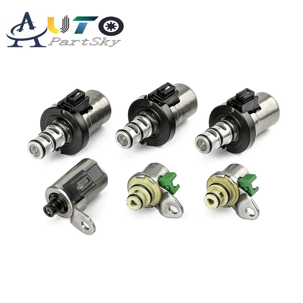 6 PCS High Quality Remanufactured for Ford Focus 4F27E 4F27-E Transmission Shift Solenoid Set 48420K-R FNR5 FN4A-EL 48420K-R