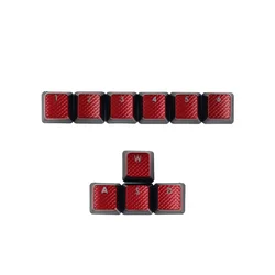 10pcs Original Backlit Silver Red Antiskid Keycaps For Corsair K70 K95 WASD Keycap With Free Key Cap Puller